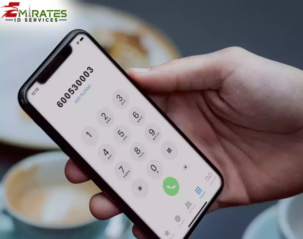 Tracking Emirates ID Status via Phone
